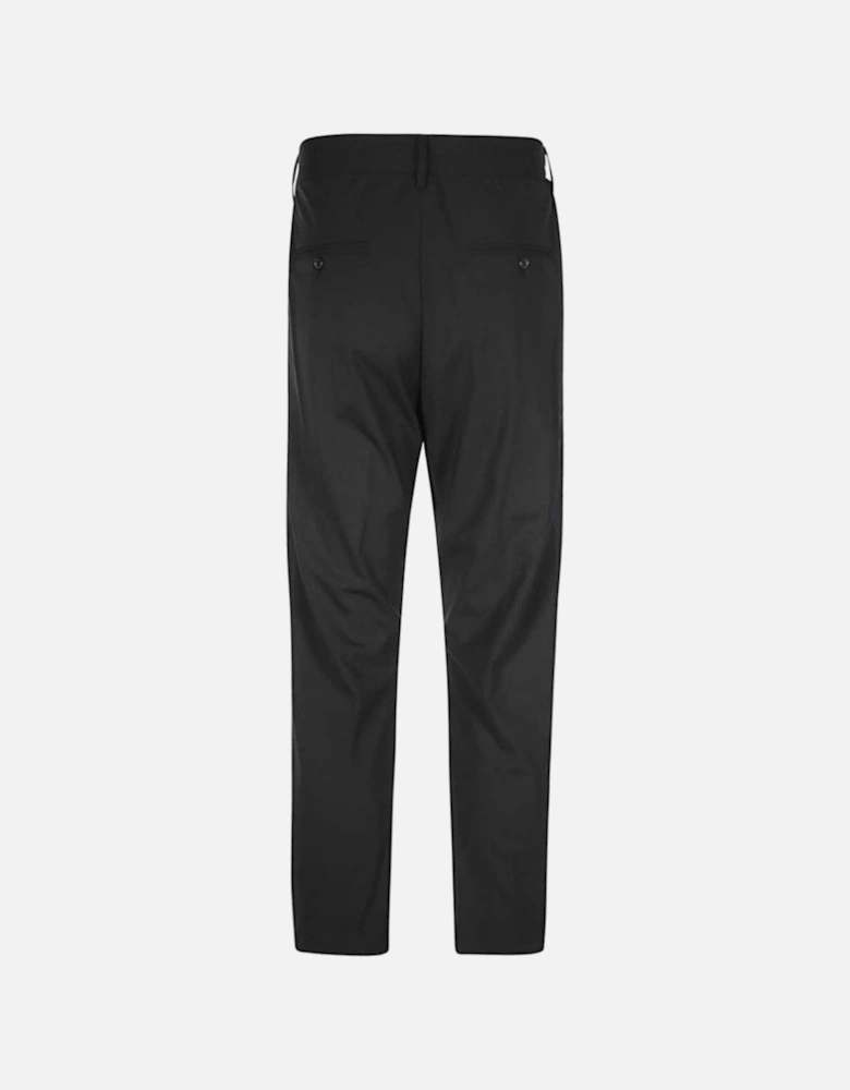 Men's Stretch Wool D2Line Cargo Trousers Black