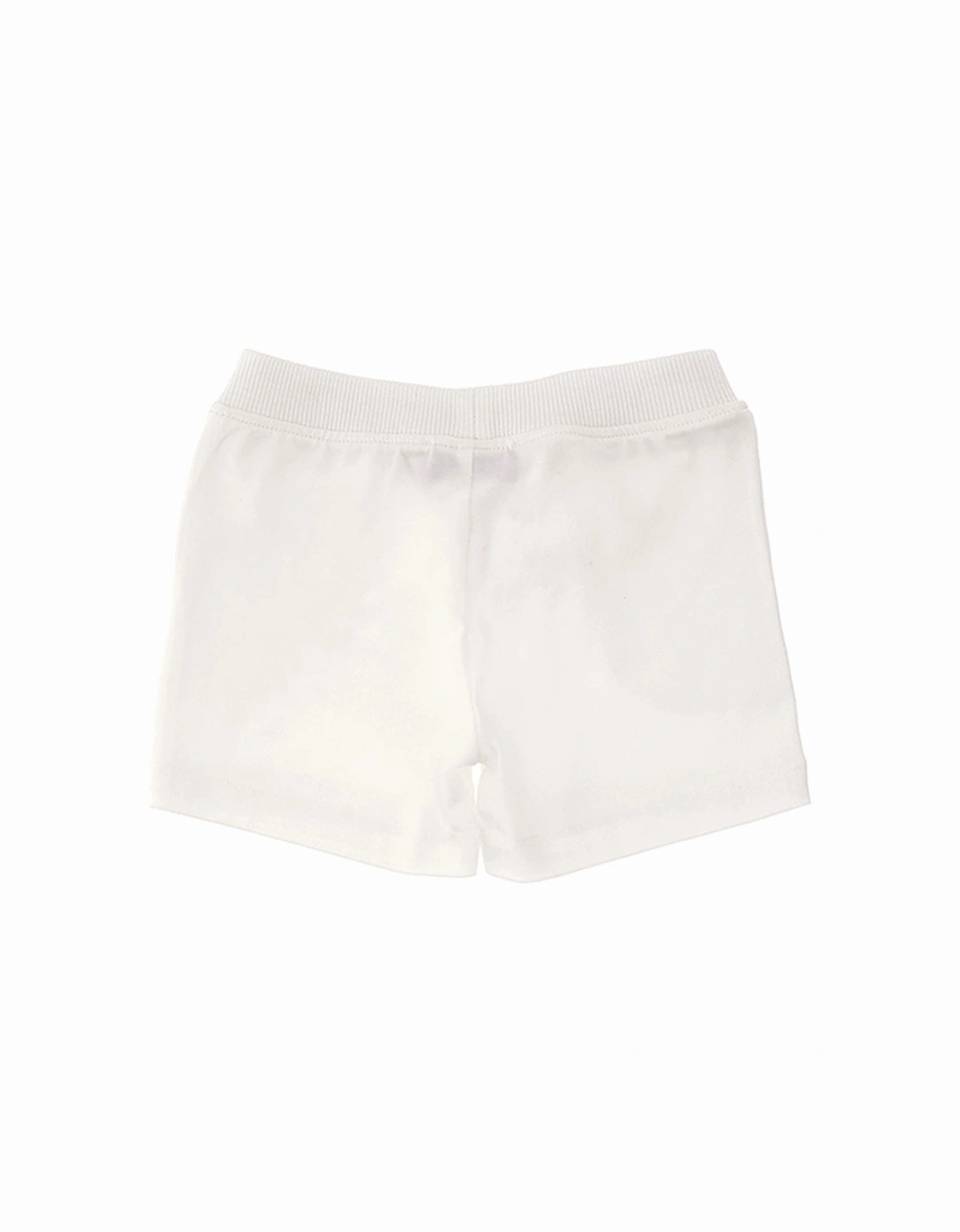 Baby Unisex Logo Print Shorts White