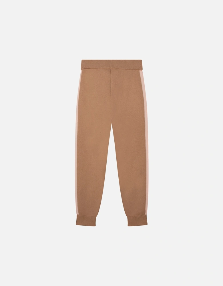 Girls  Jogging Bottoms Brown