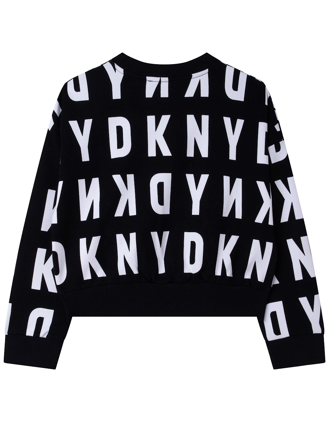 girls Iconic Logo Sweater Black