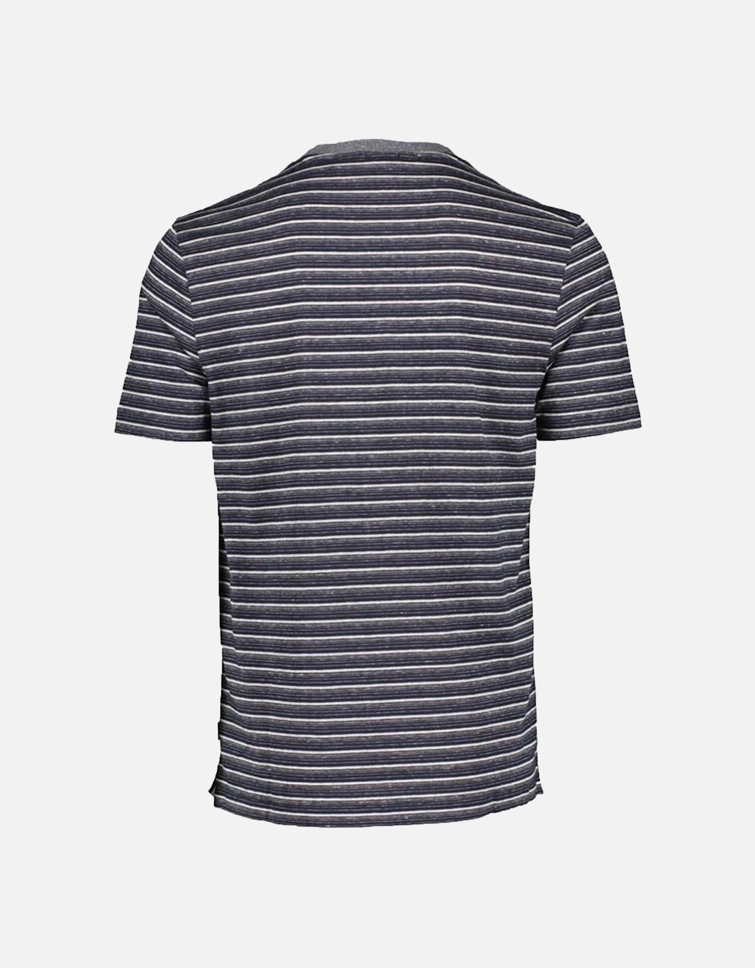 Mens Striped T-shirt Navy