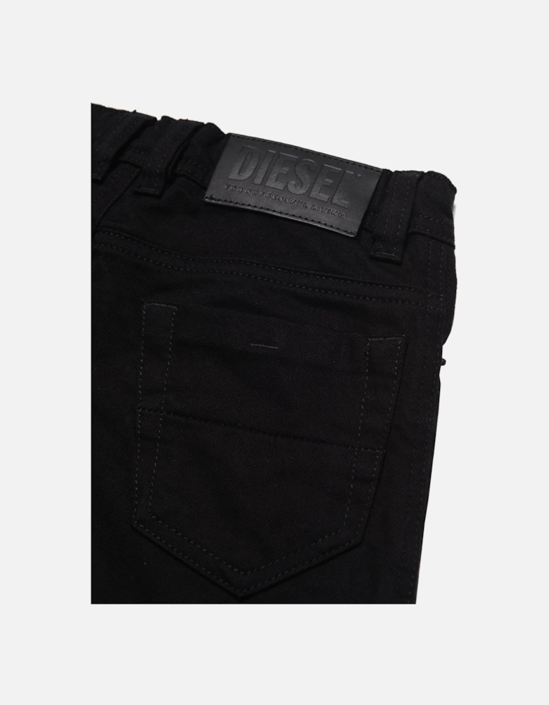 Boys Slim Fit Jeans Dark Black