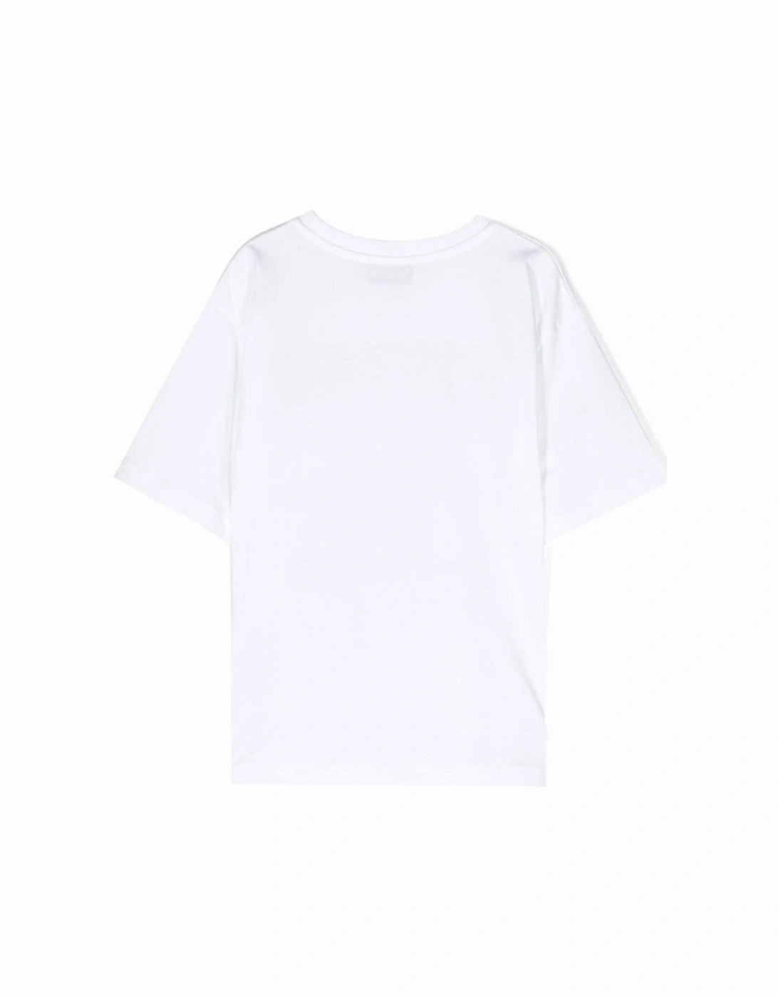 Boys Metallic Logo T-shirt White