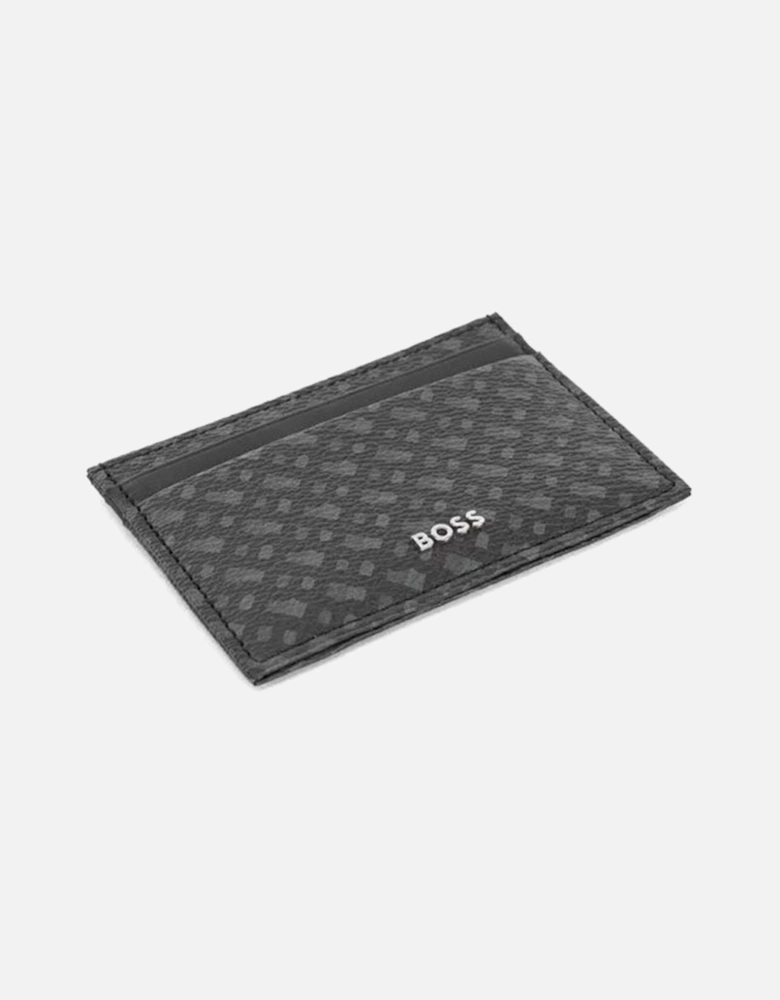 Mens Card Holder Print Black