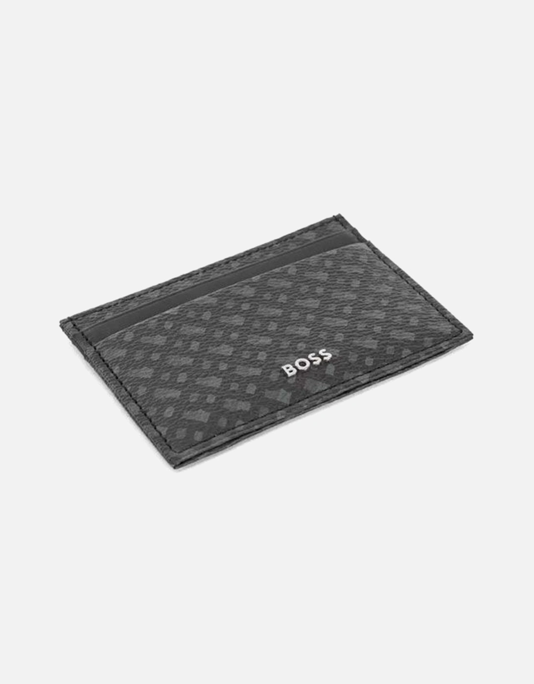 Mens Card Holder Print Black