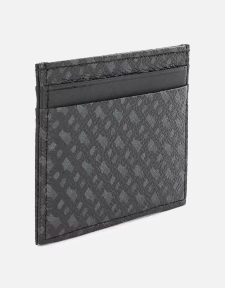 Mens Card Holder Print Black