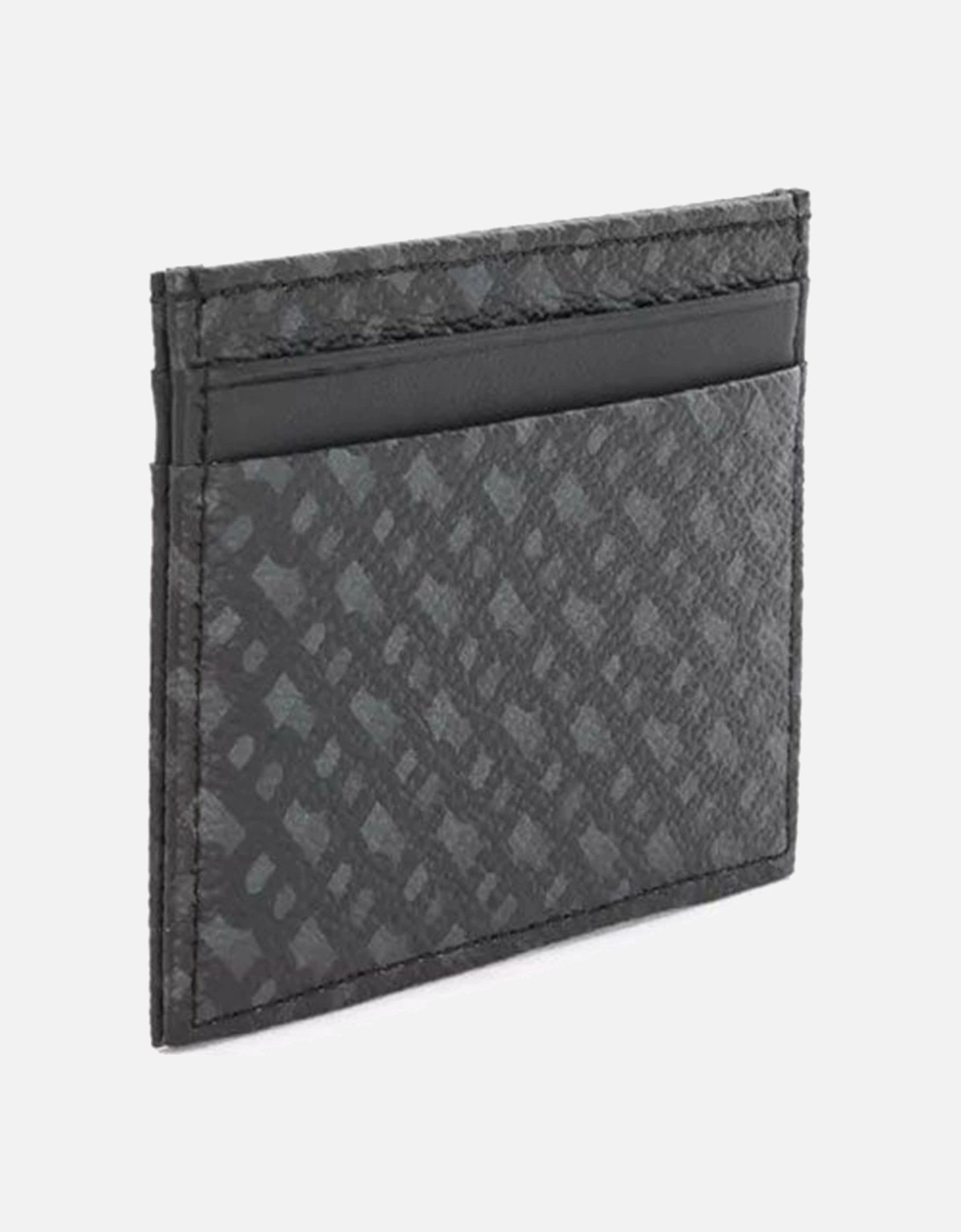 Mens Card Holder Print Black