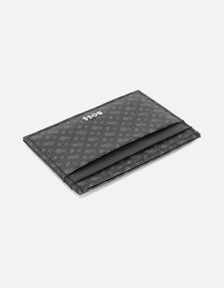 Mens Card Holder Print Black