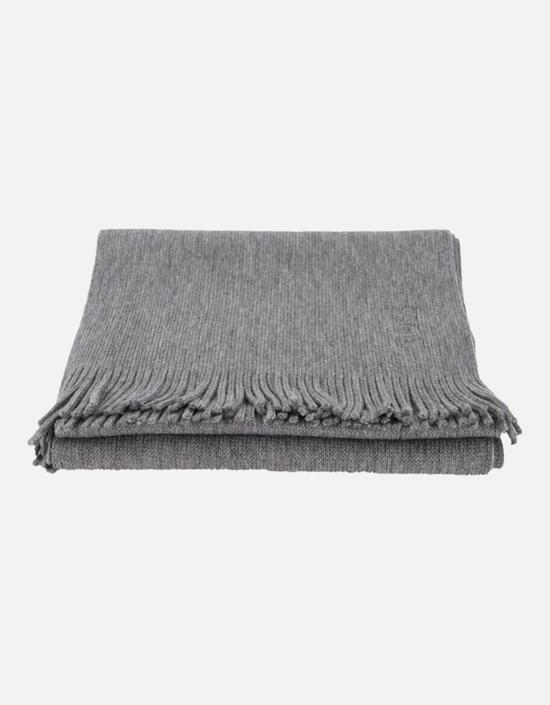 Mens Wooly Scarf Grey