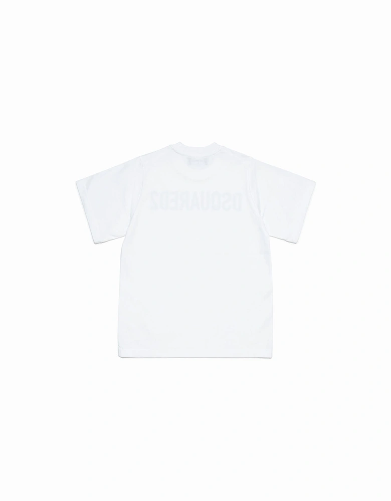 Boys Slouch Fit T-shirt White