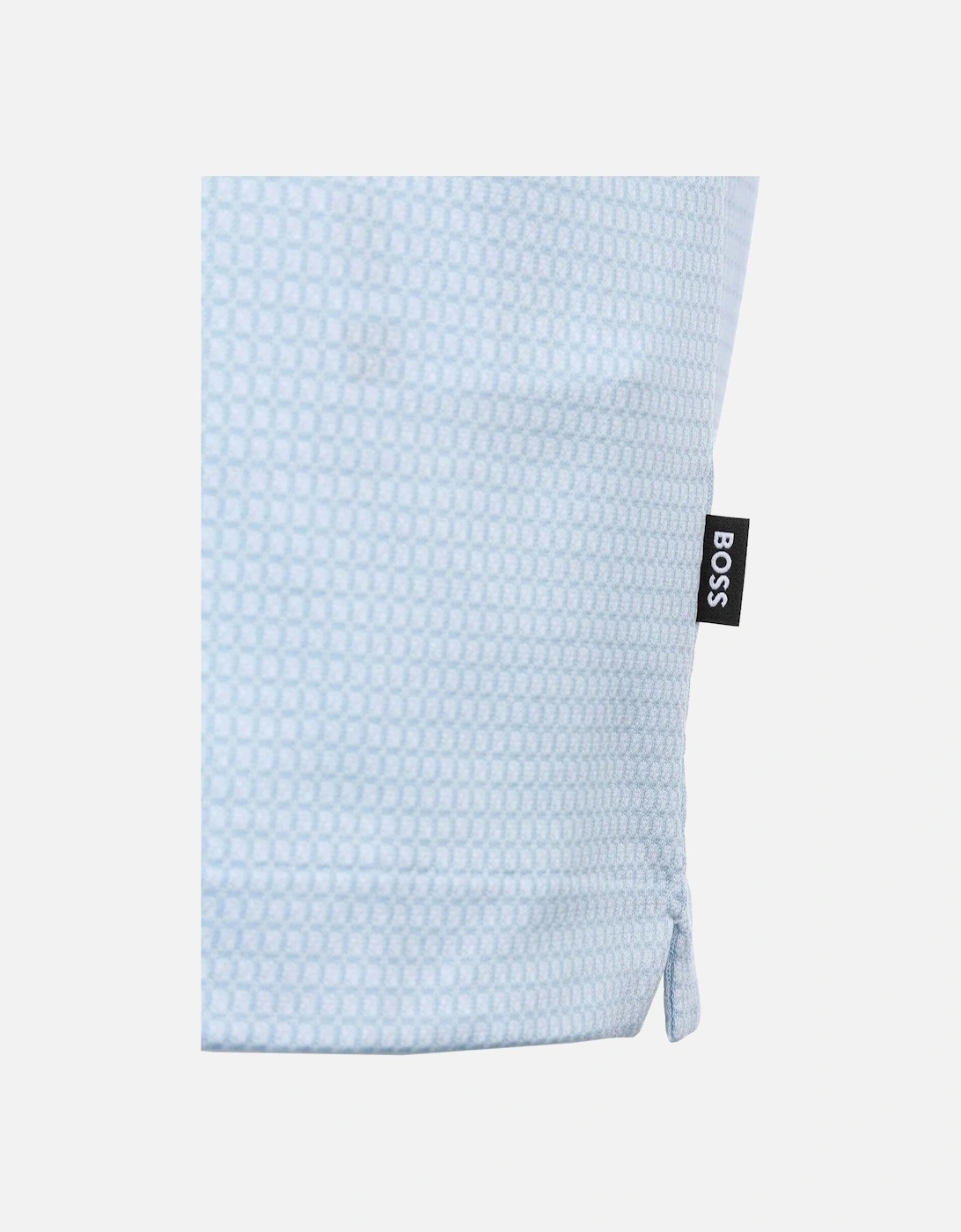 Mens Johnny Collar Polo Shirt Blue