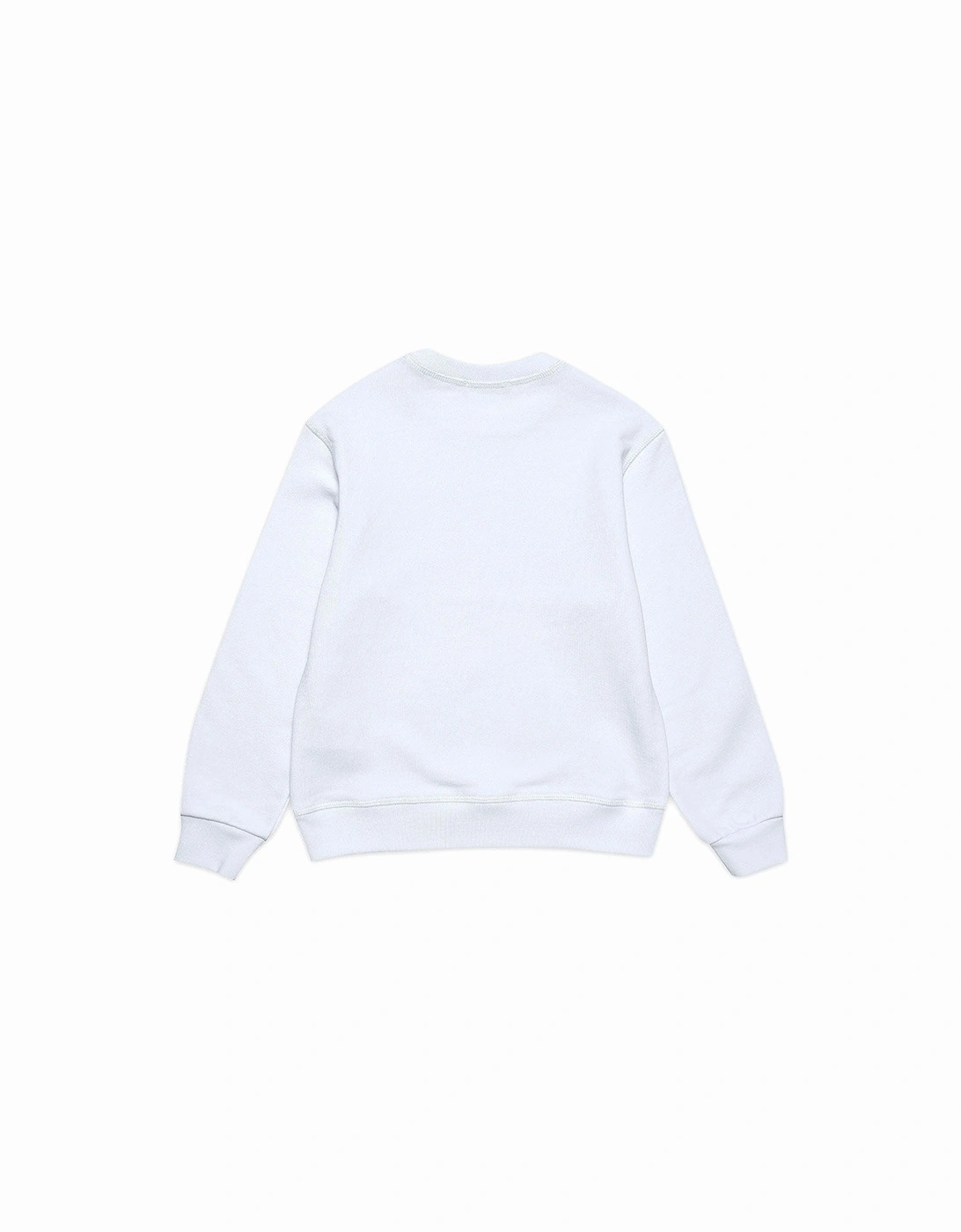 Boys Ceresio Milano Logo Print Sweater White