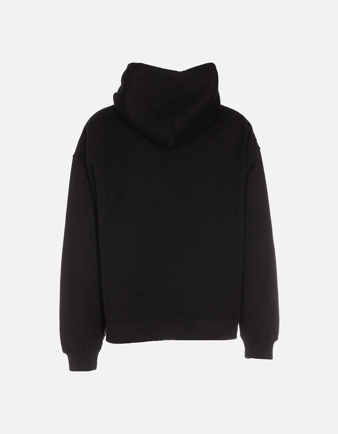 Mens Relaxed Fit Logo Hoodie Black