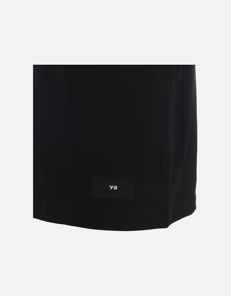 Y-3 Mens Classic Short Sleeve Polo Black