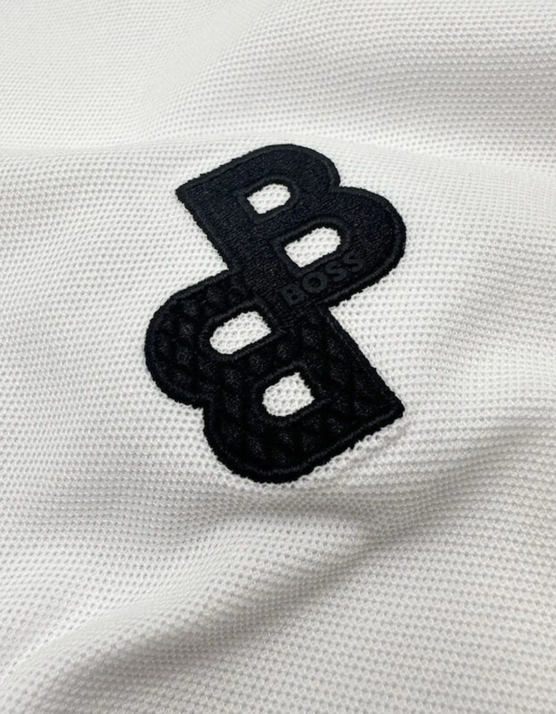 Mens BB Logo Polo White