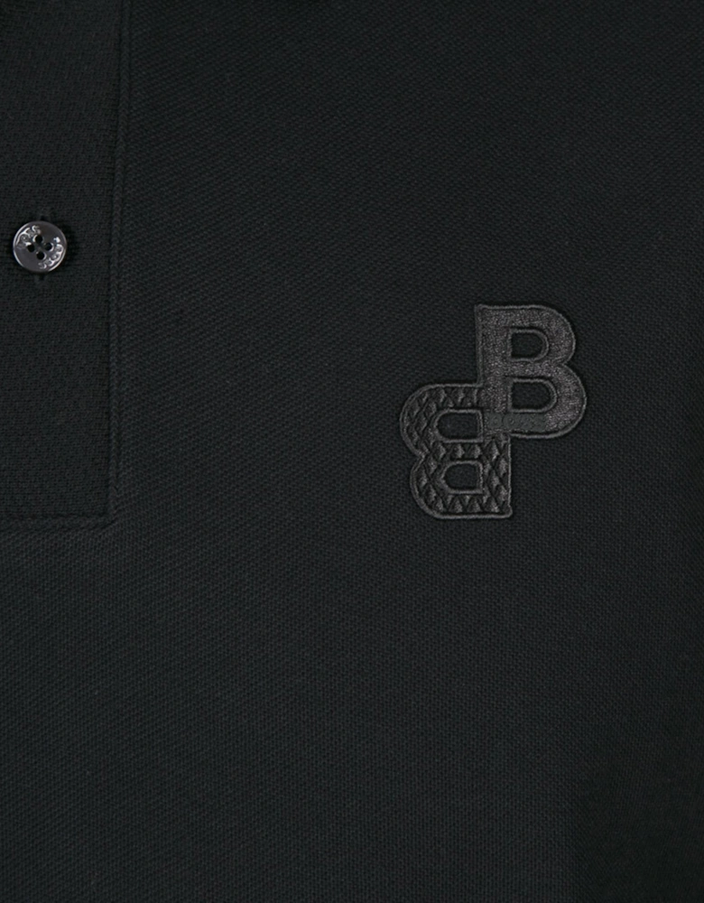 Boss Mens BB Logo Polo Black