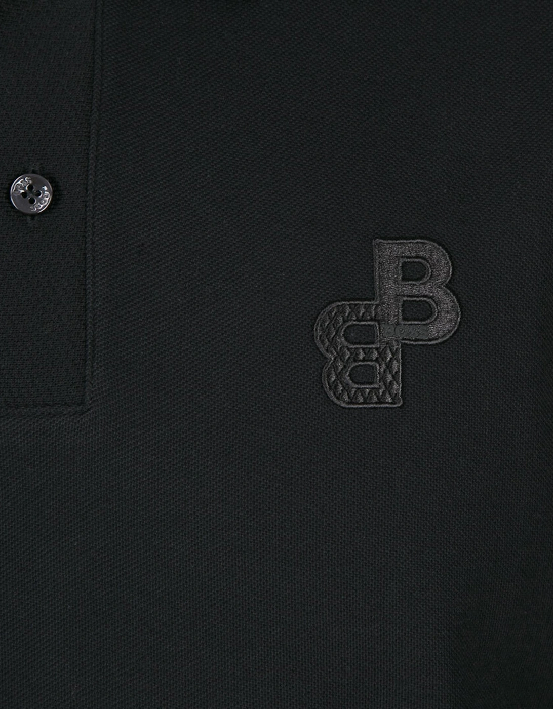Mens BB Logo Polo Black