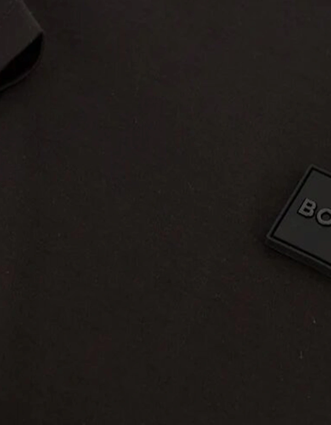 Boss Mens Plaque Logo T-shirt Black
