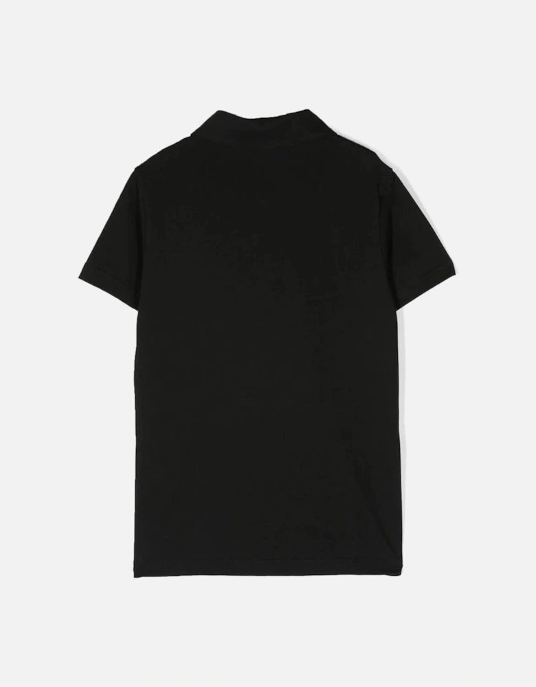 Boys Tape Logo Polo Black