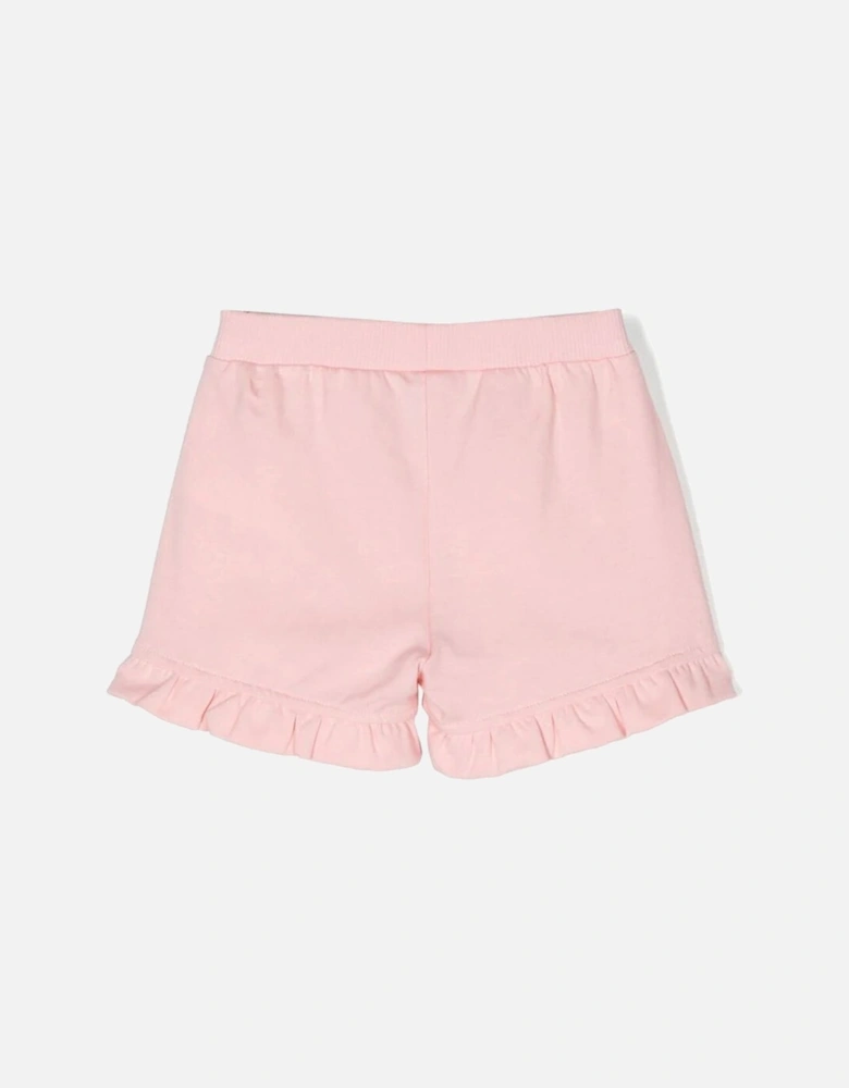Baby Girls Teddy Bear Shorts Pink