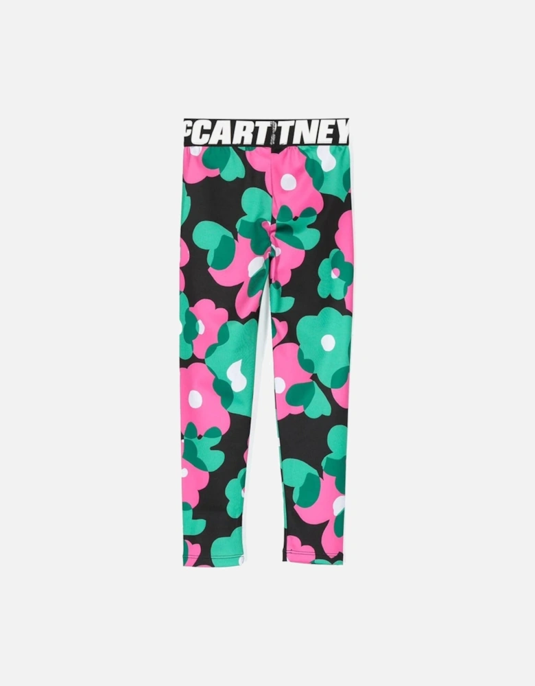 Girls Sport Leggings Black