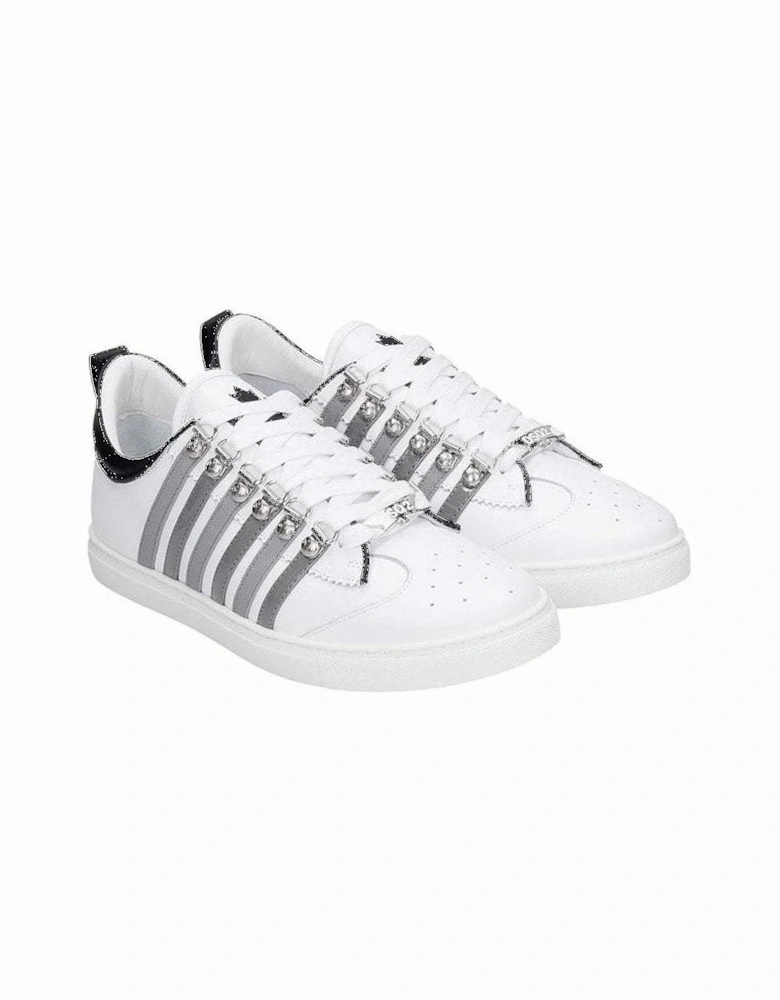 Men's Stripe Sneakers White