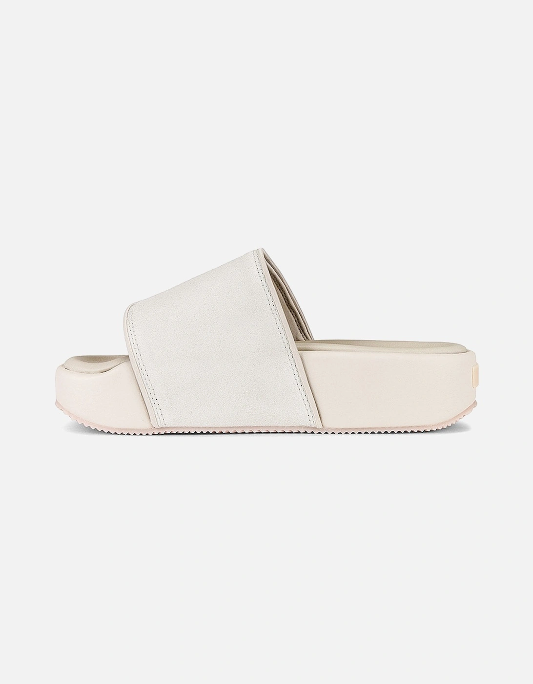 Y-3 Mens Suede Slides Cream