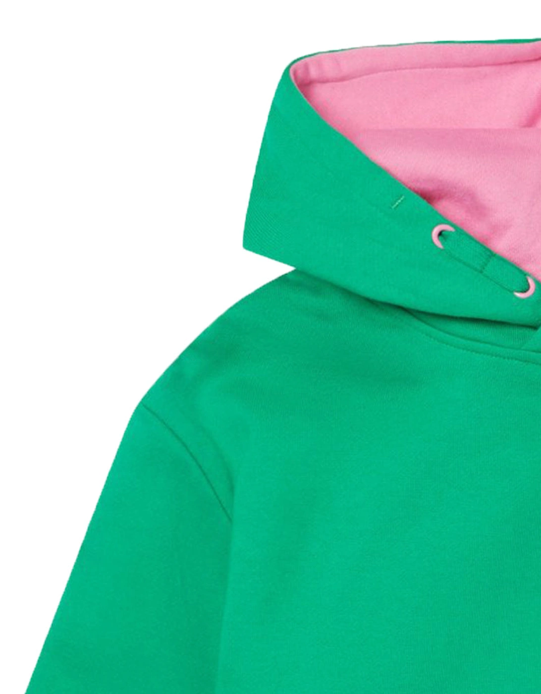 Girls Jersey Hooded Dress Green