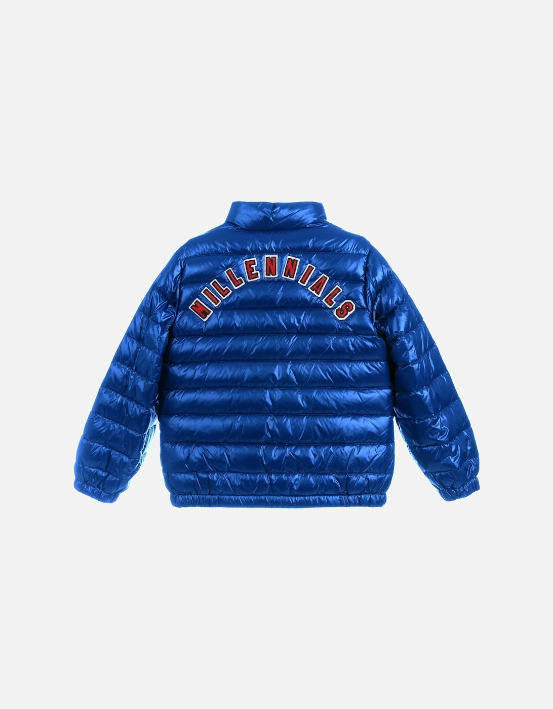 Boys Logo Puffer Jacket Blue