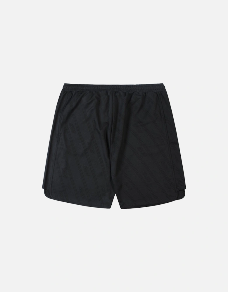 Men's Graphic Print Shorts Black