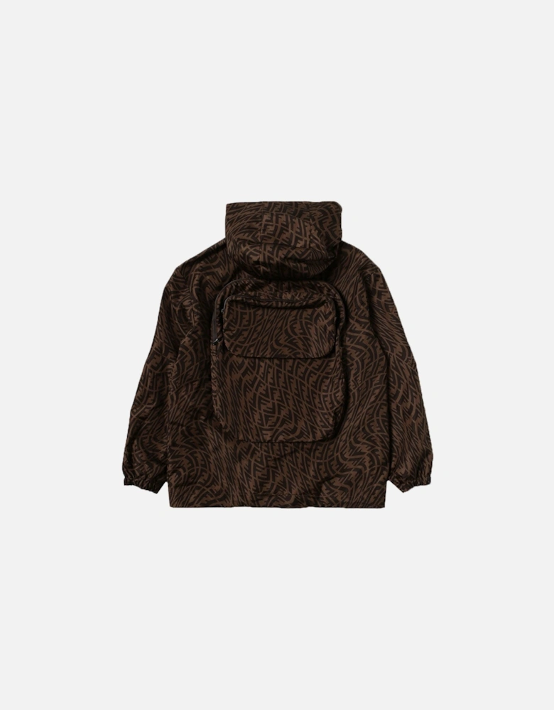 Unisex All-over Vertigo Logo Brown