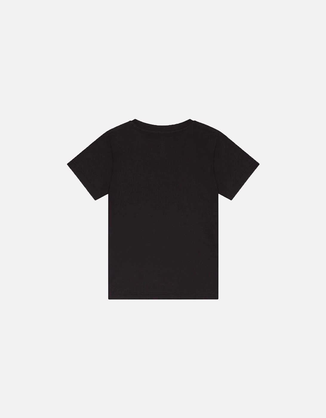 Girls Embroidered Logo T Shirt Black