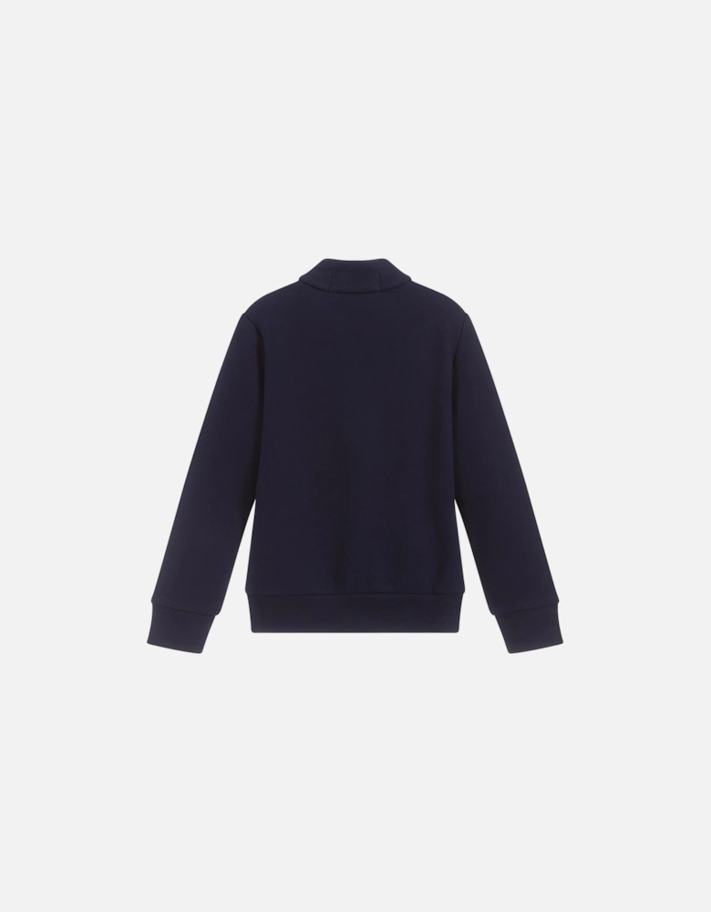 Boy's Polo Sport Zip-Up Top Navy