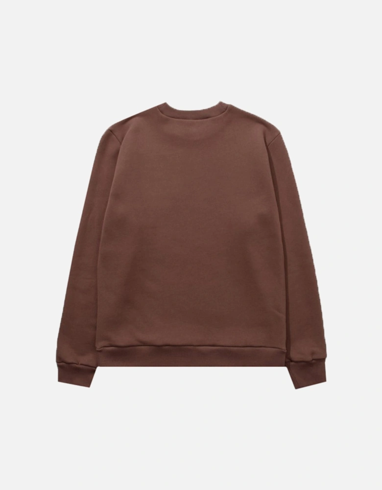 A.P.C Men's Logo Sweater Brown
