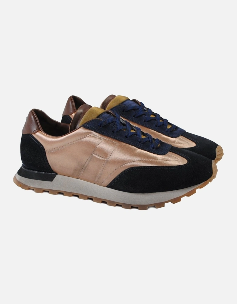 Men's Extended Sole Runner Trainers Gold