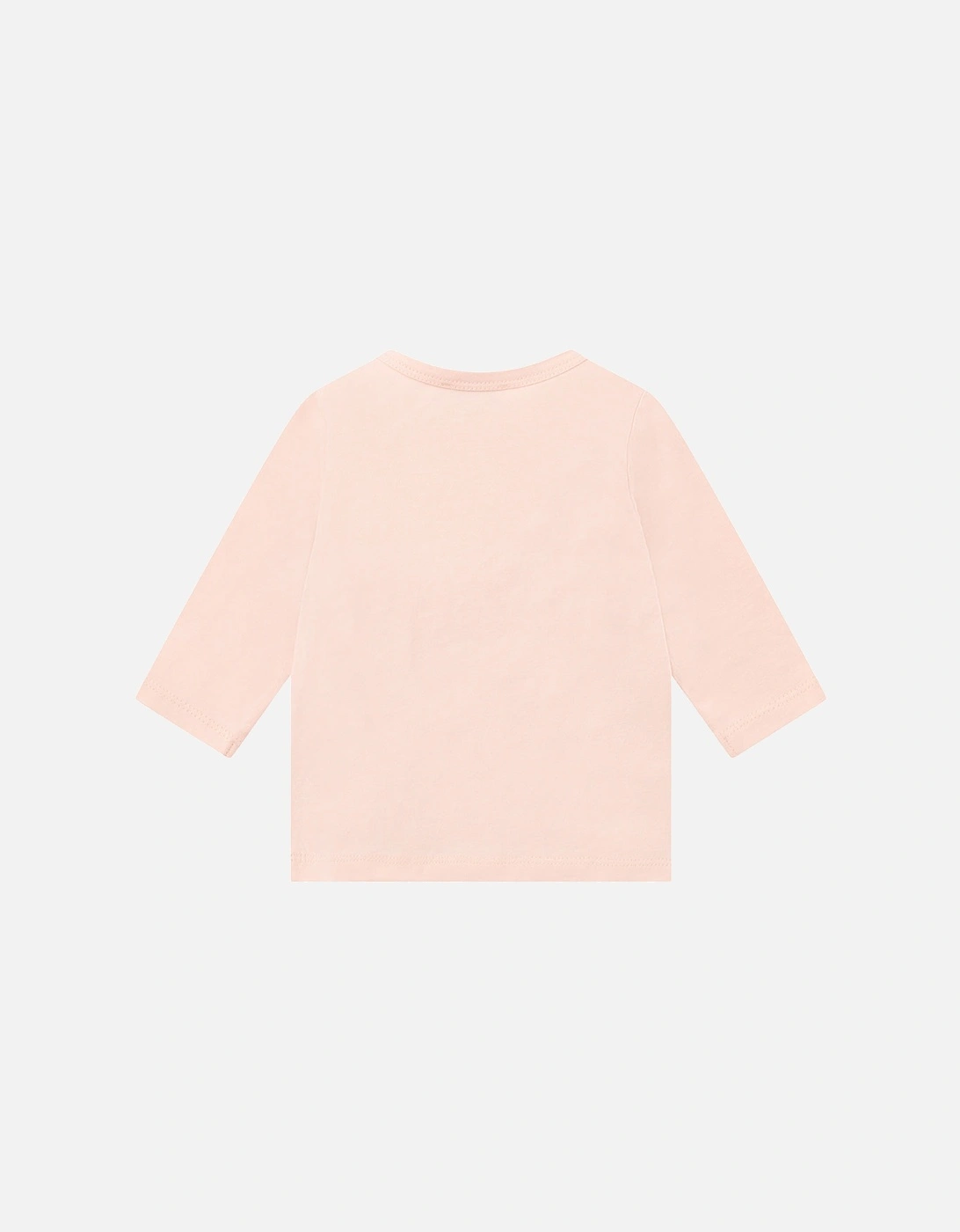 Baby Girls Tiger Print Long Sleeved T-shirt Pink