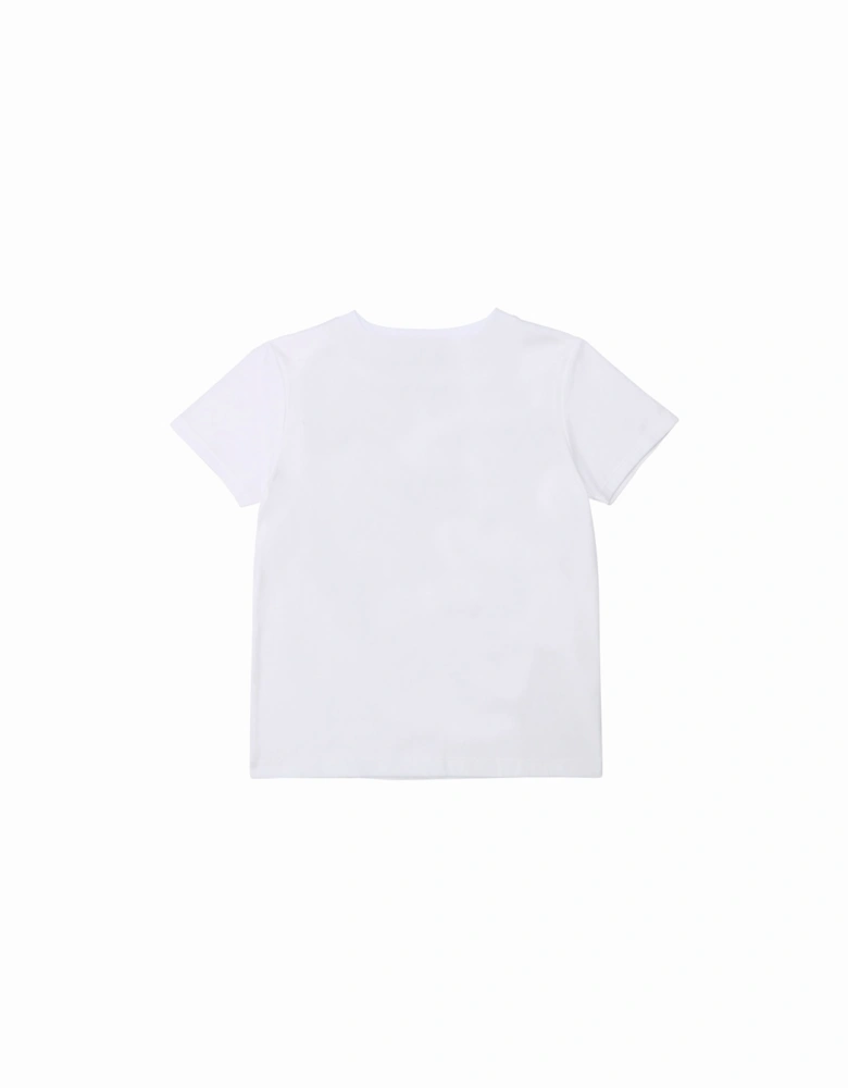 Boys Cotton T-shirt White