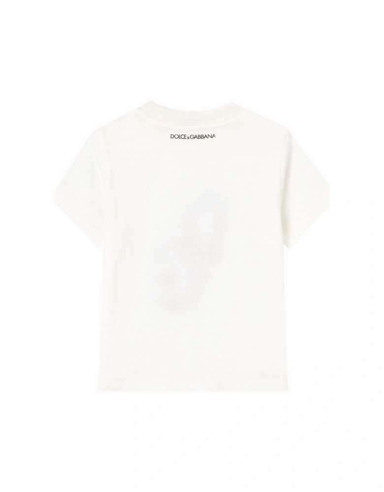 Baby Boys Camouflage T-Shirt White