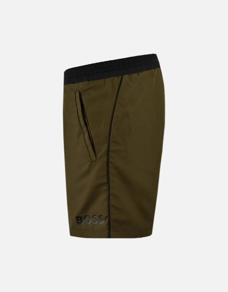 Boss Mens Swim Shorts Khaki