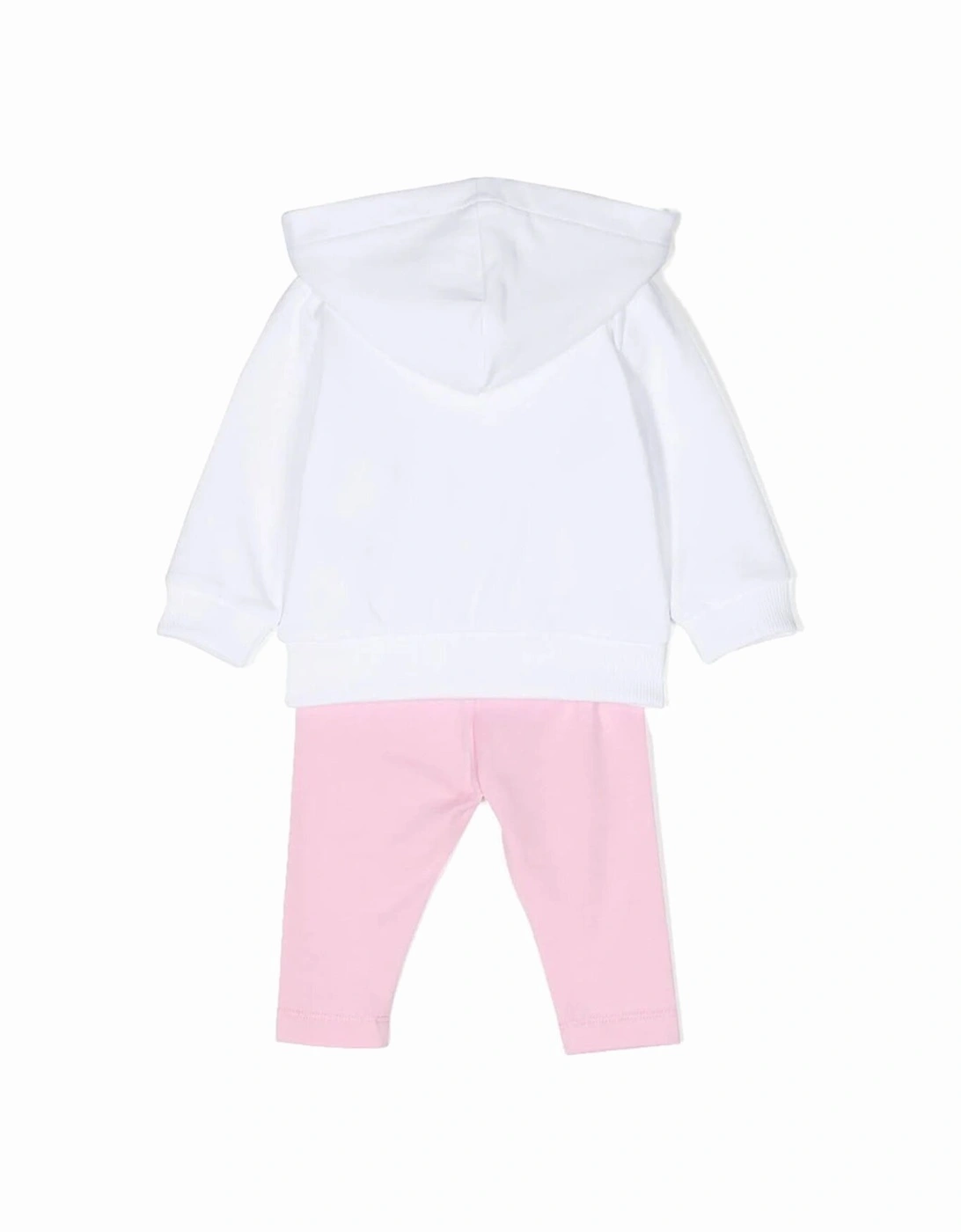 Baby Girls Hoodie & Joggers Tracksuit White