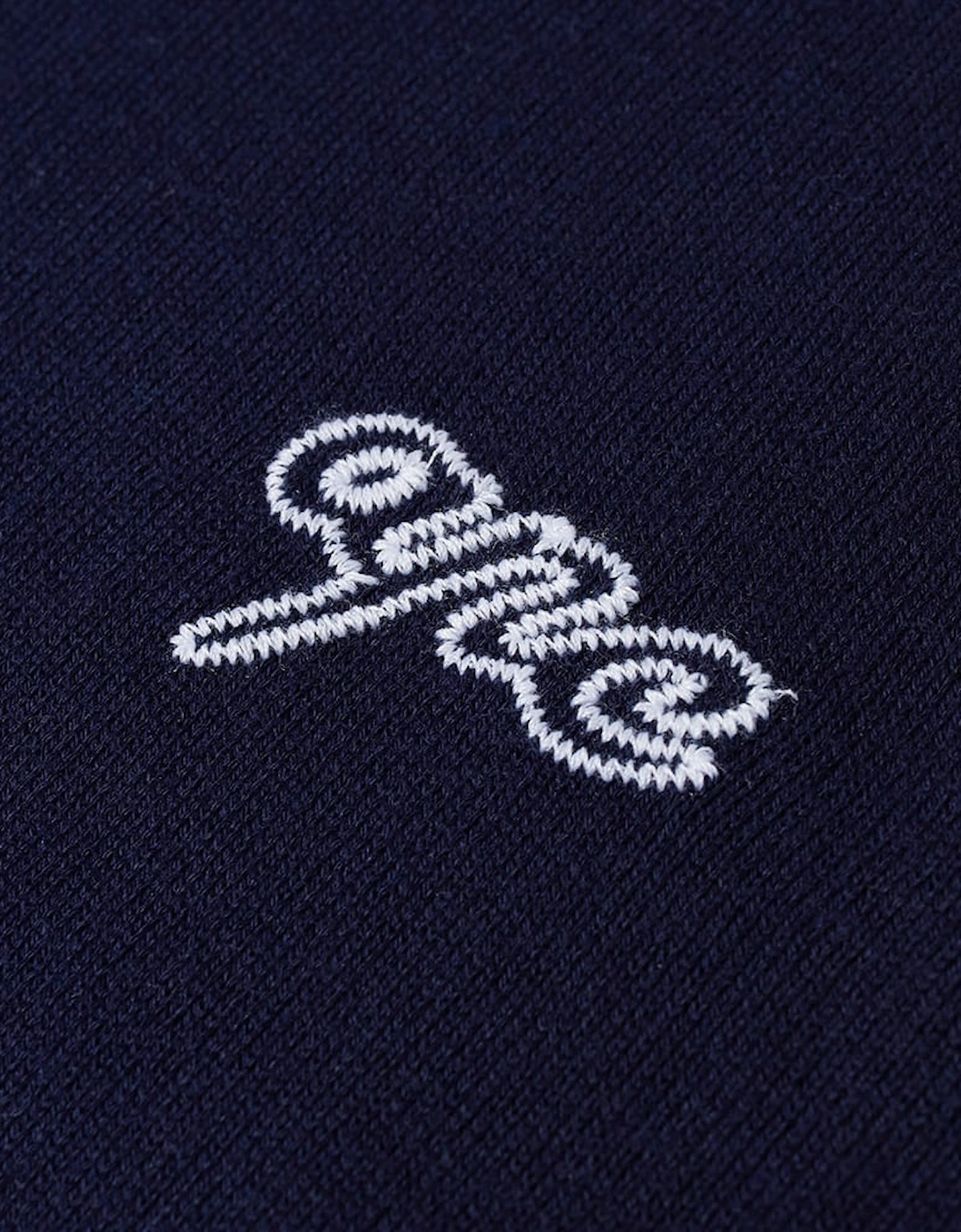 A.p.c Mens Otis Logo Crew Knit Navy