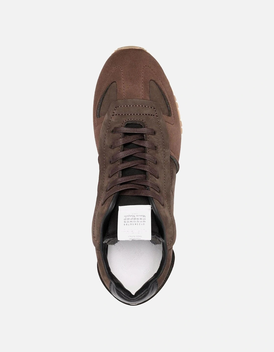 Mens Runner Sneakers Brown