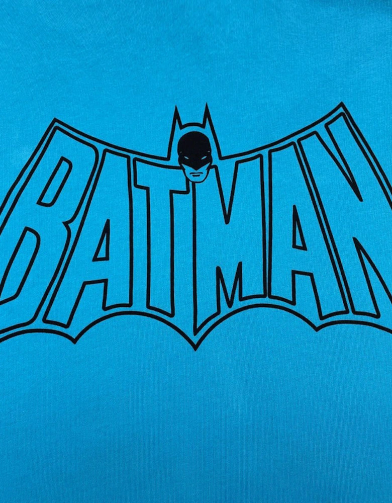 Mens X Dc Comic Batman Sweater Blue