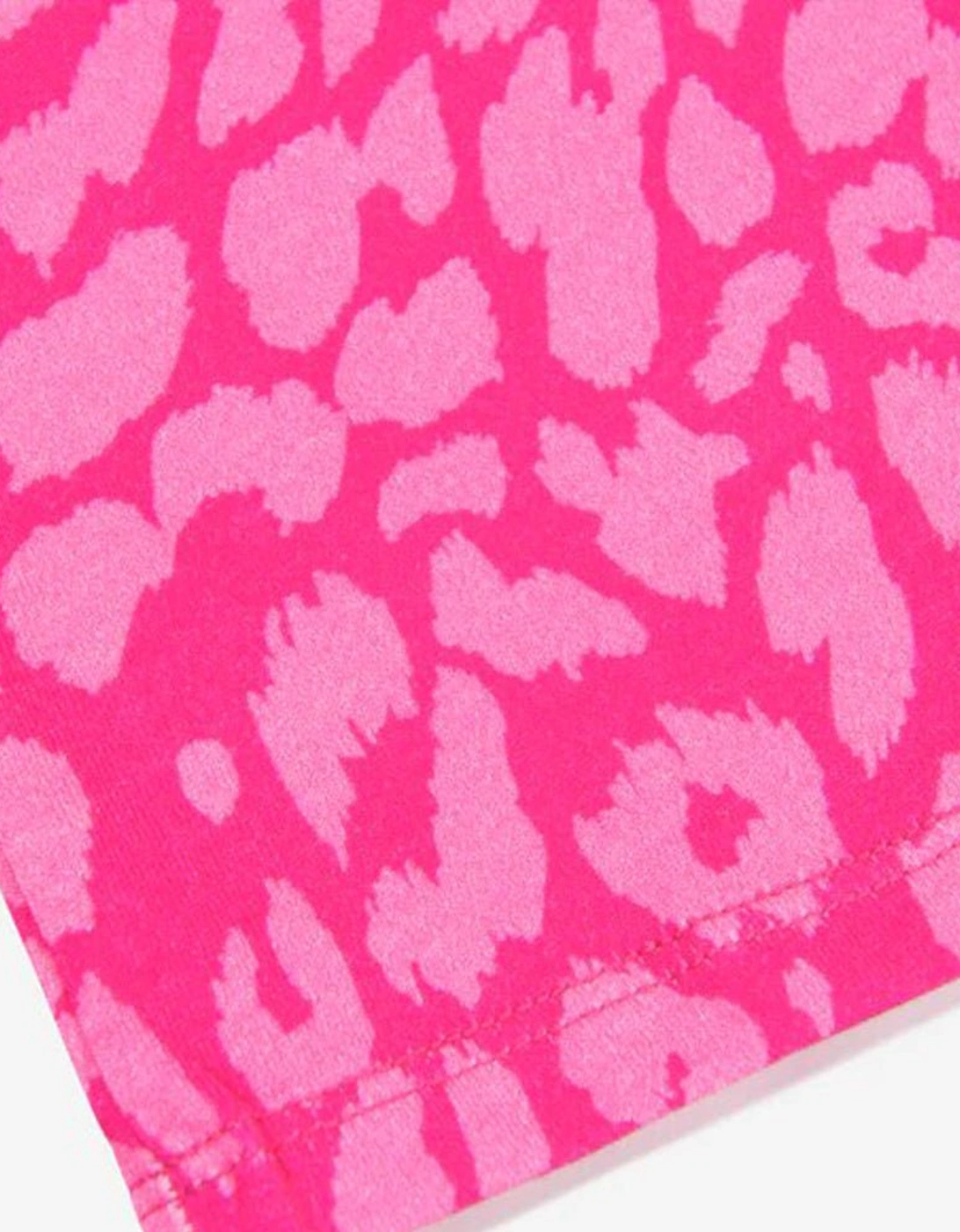 Girls Leopard Print T-shirt Pink