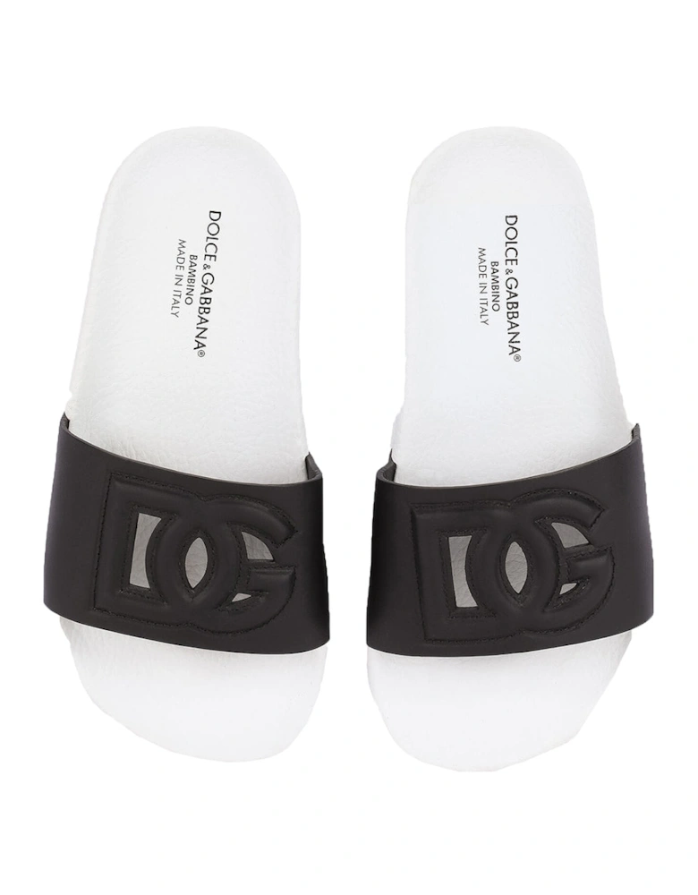 Unisex Logo Sliders Black