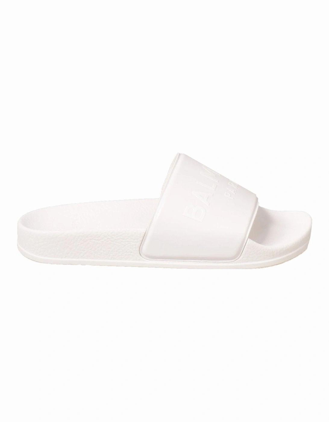 Kids Embroidered Logo Sliders White, 6 of 5