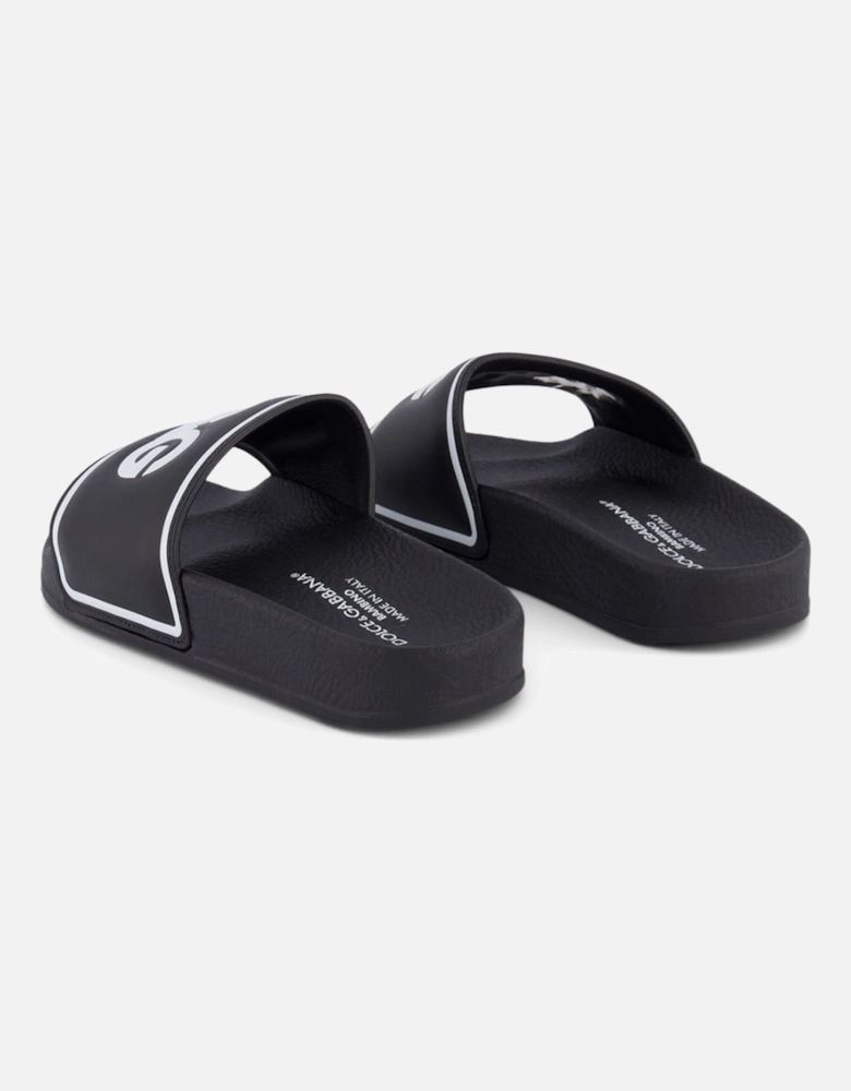 Boys Logo Sliders Black