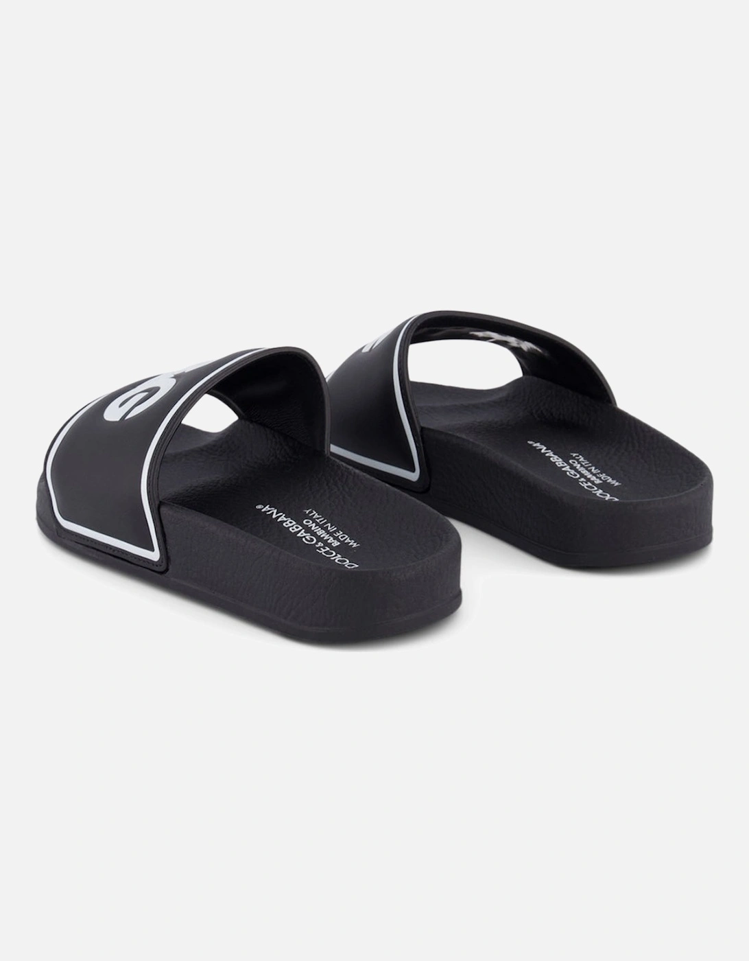 Boys Logo Sliders Black
