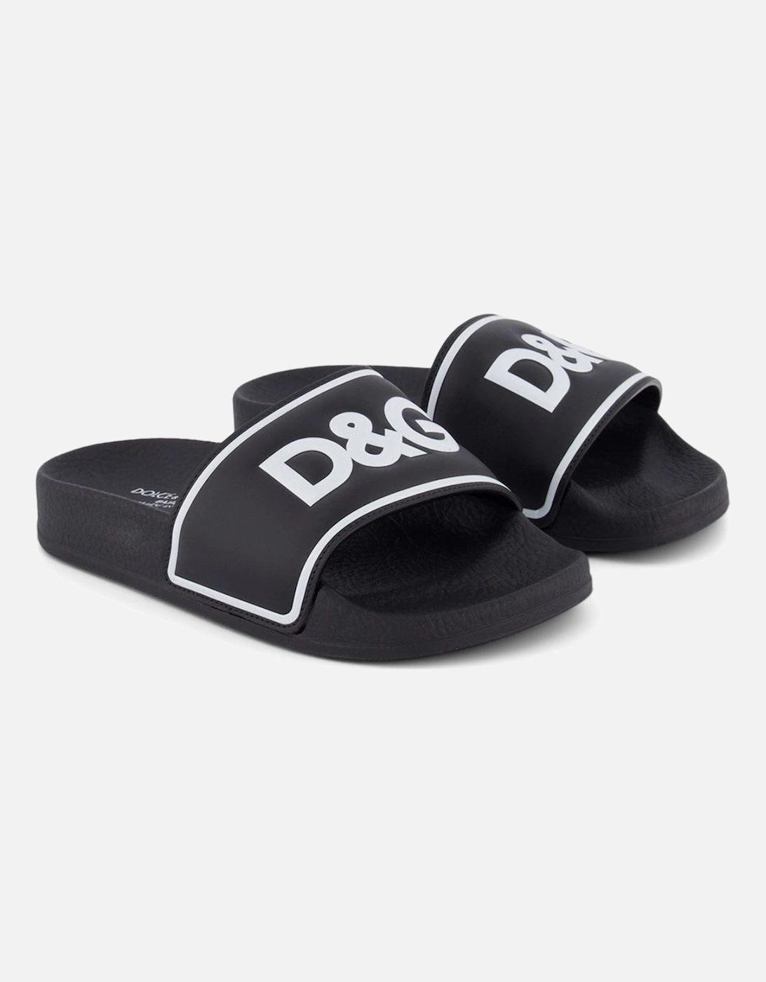 Boys Logo Sliders Black
