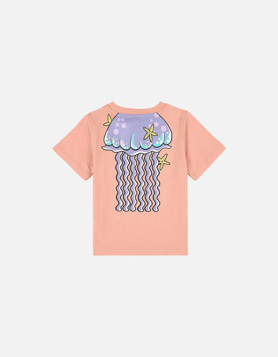 Girls Jellyfish Logo T-shirt Pink